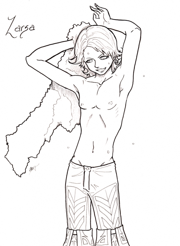 O.O shirtless larsa ...wow