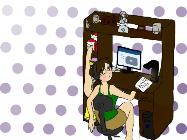 how I sit in the computer