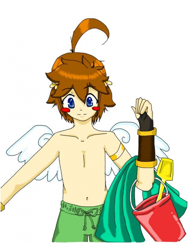 Piiiit~ at the Beaaaach~ :D (Colored, no BG)