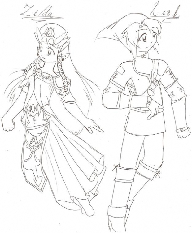 Link and Zelda