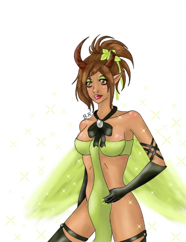 OC art for someone on Gaiaonline