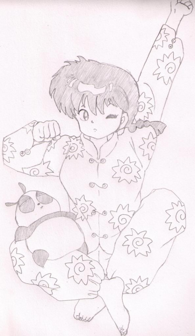 Ranma in pyjama