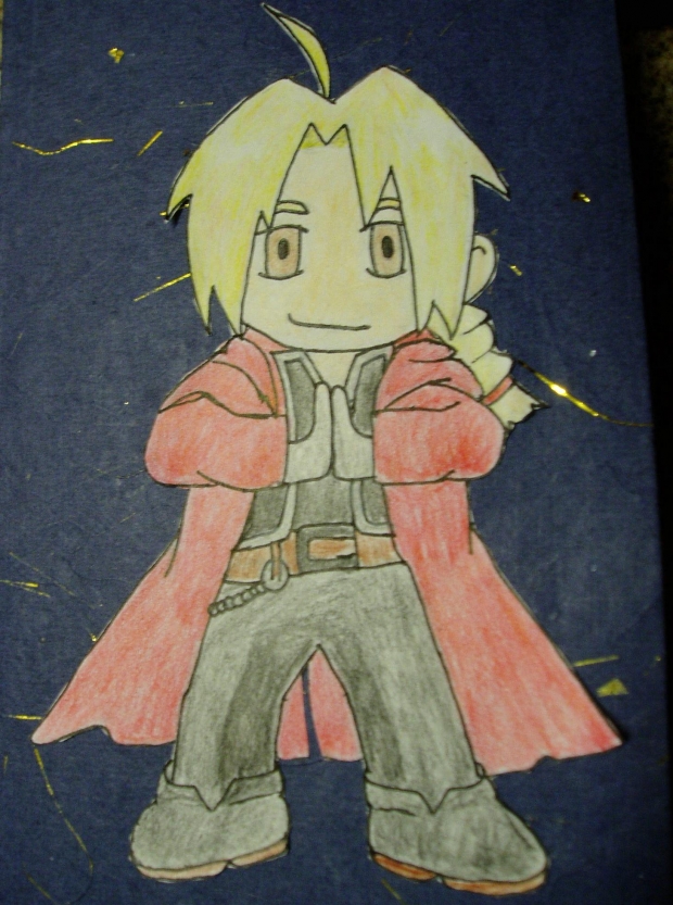 Chibi Ed with Background