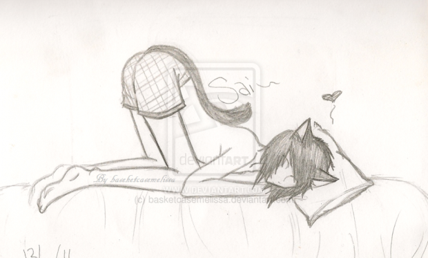 Sleepy kitty.