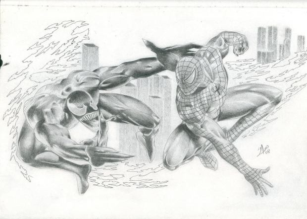 spiderman &venom