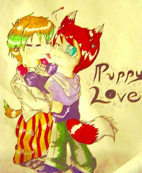 chibi fox and the hound