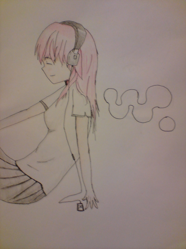 Headphone girl - Walkman