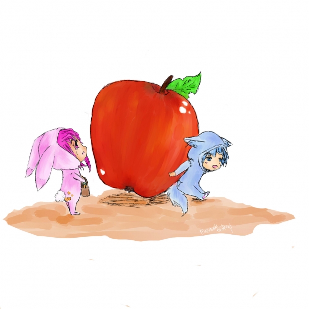 That's a big apple