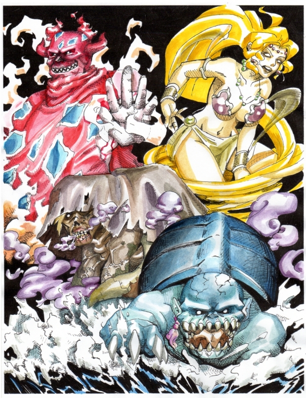 four elemental lords
