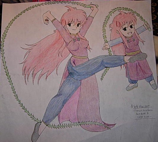 Rose And Rose Chibi-fied