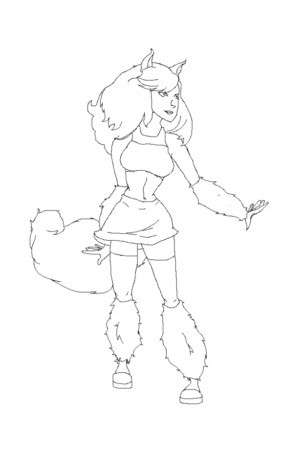 Cerise Lineart