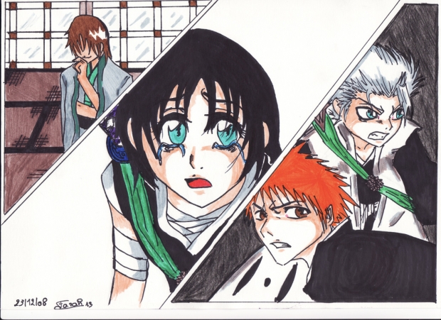My Own Story Banner: Toushirou, Ichigo and Hakusho