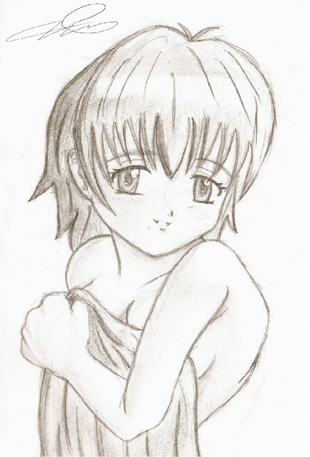 manga chick sketch
