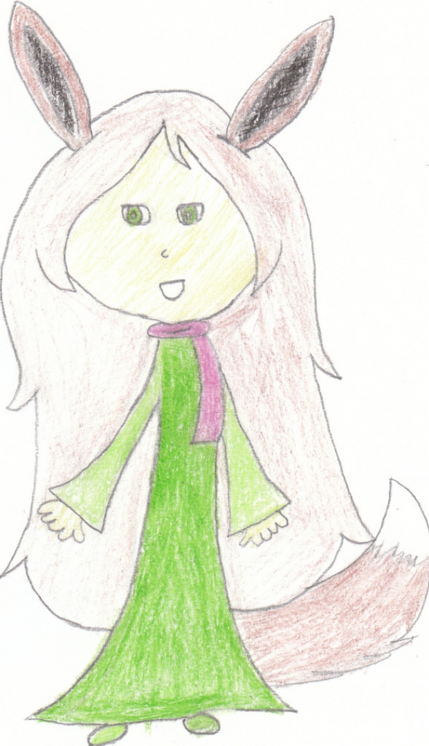 Eva the Eevee Dressed Up