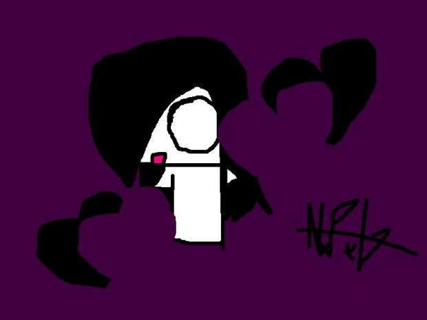 Random emo chick comp. doddle
