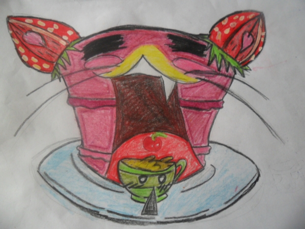 Cat and Hatter NOM NOM NOM