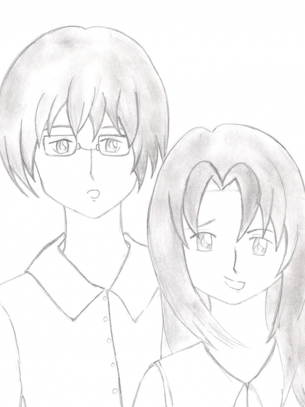 Pissed off lil sis and Nerdy big bro