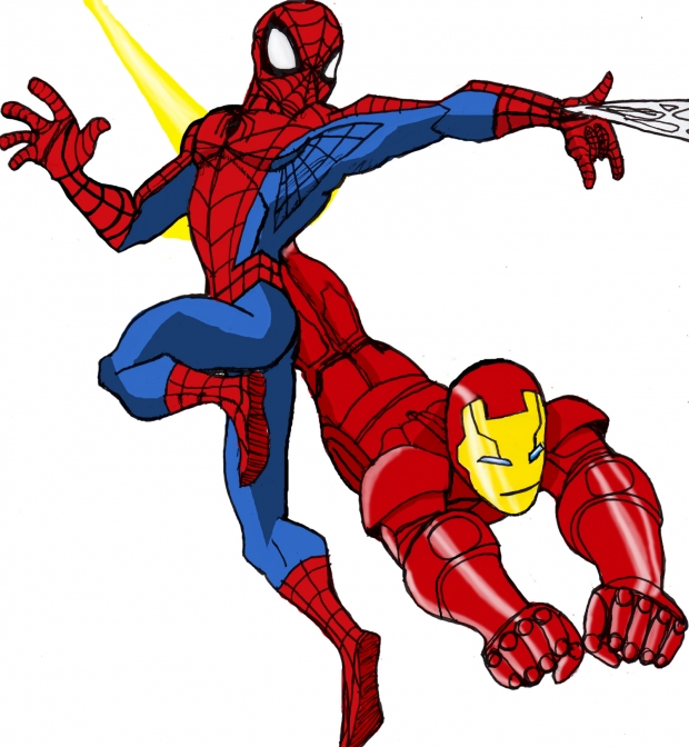 Spiderman and Shell Head