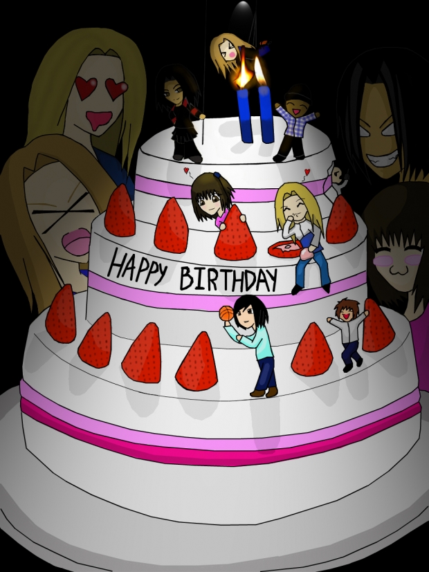 Chibi's On a Cake