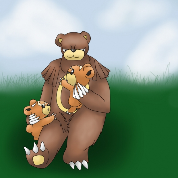 Mother Ursaring and baby Teddiursa