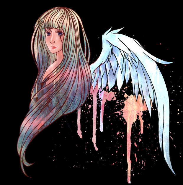 surreal angel
