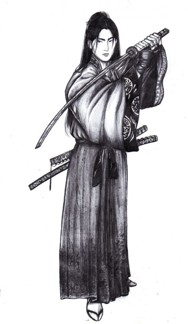 Samurai and his sword
