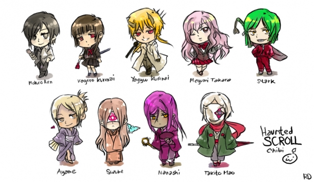 Haunted Scroll Chibis