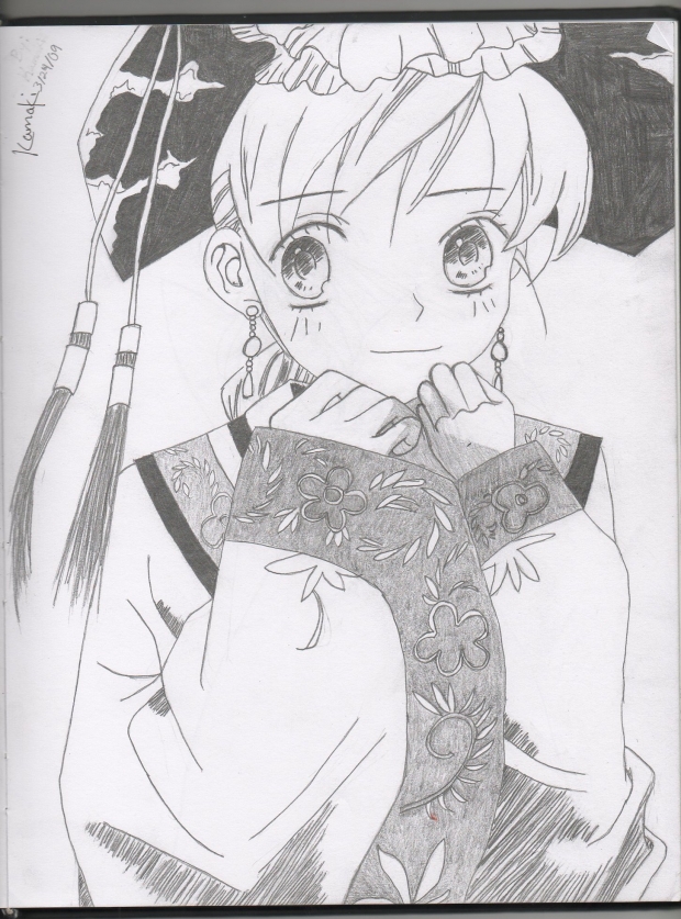 Girl in a Kimono