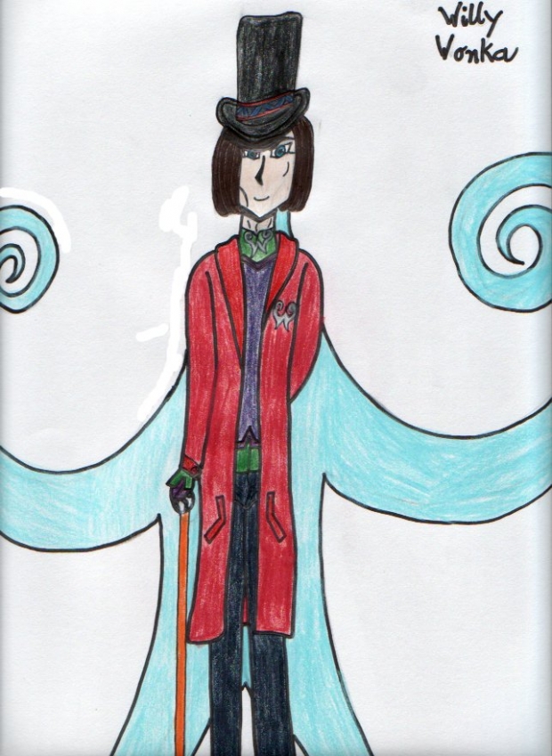 Jonny Depp As Willy Wonka. ^_^