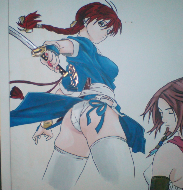 Kasumi on my Door