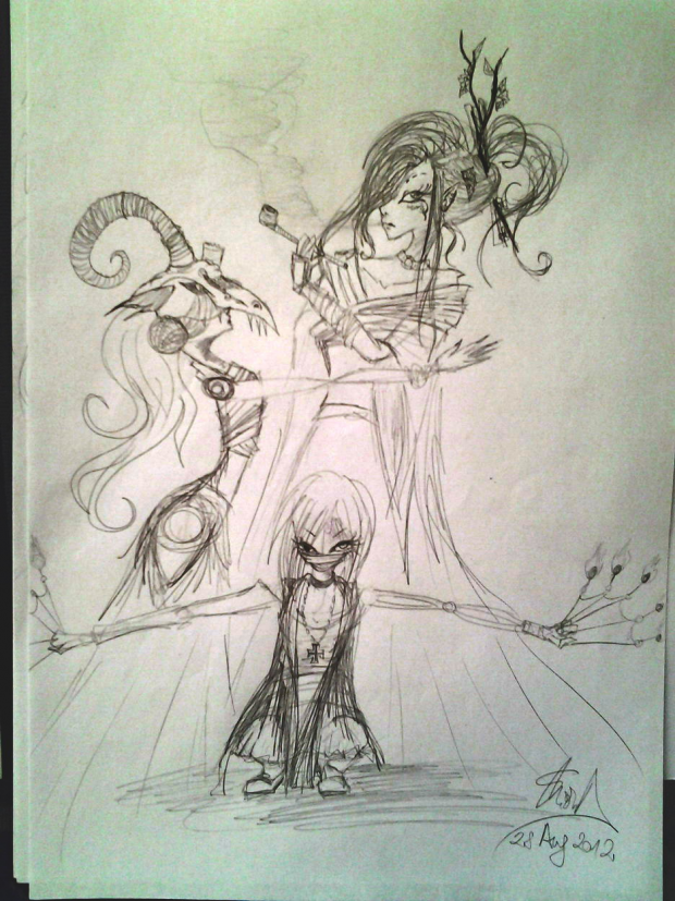 Mistress, Priestess and Jester