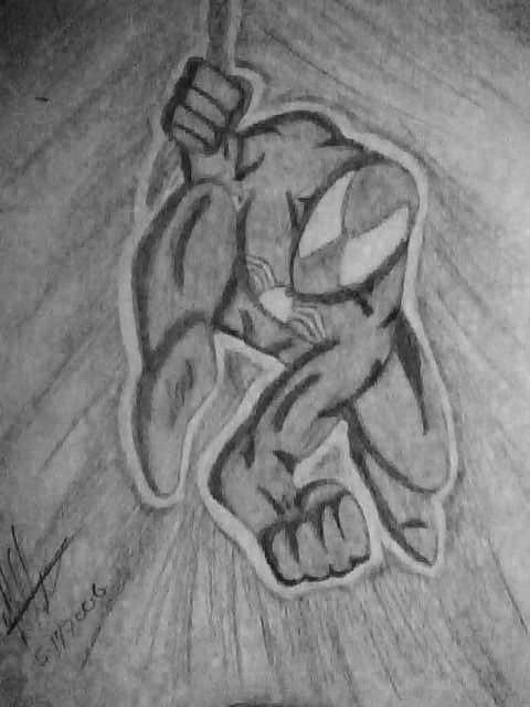 Black-suited Spiderman