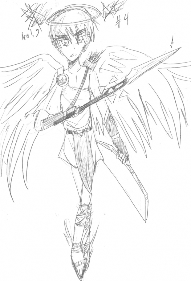 Britannia Angel (Sketch) 2