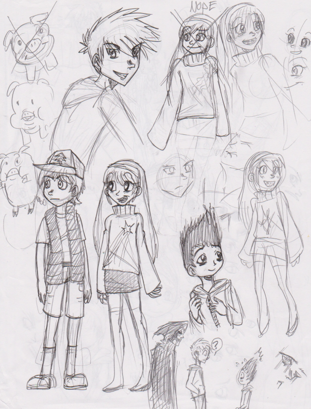P:F Sketches