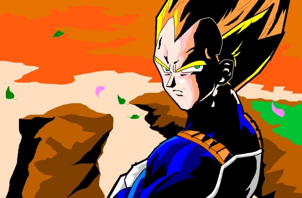 Vegeta Ms Paint