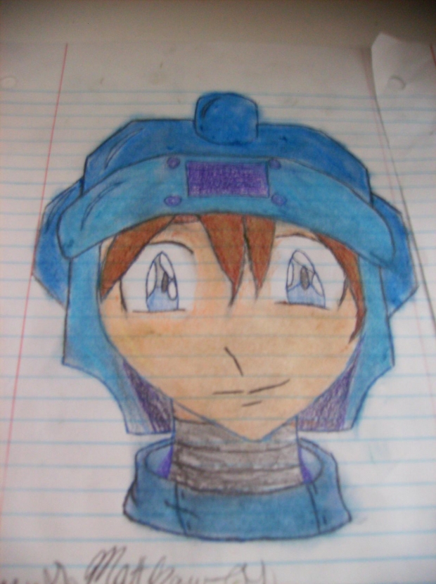 mega man legend (colored)