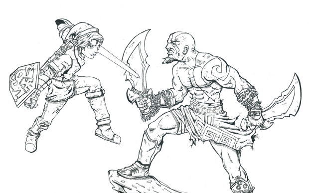 Link Vs Kratos