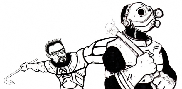 Half-life sketch...