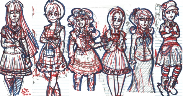 Human/Gijinka Pony Doodle Dump