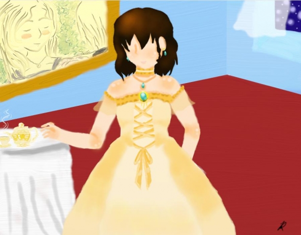 1800s Tea Time without line art