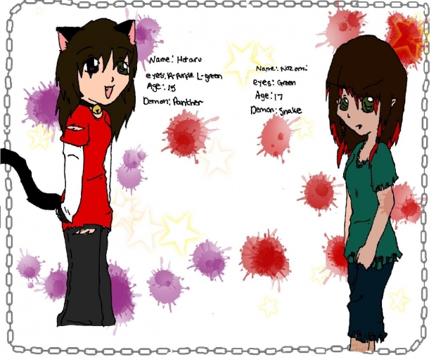 Nozomi and Hotaru character profile!
