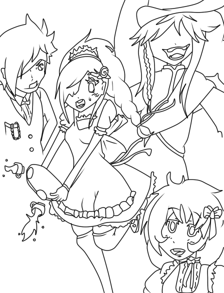 under beauty line art