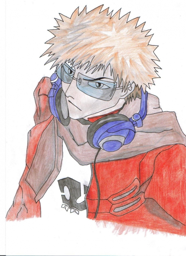 Ichigo with headphones