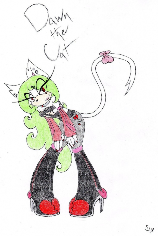 Redraw and Redesign: Dawn the Cat