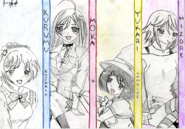 Rosario+Vampire Girls