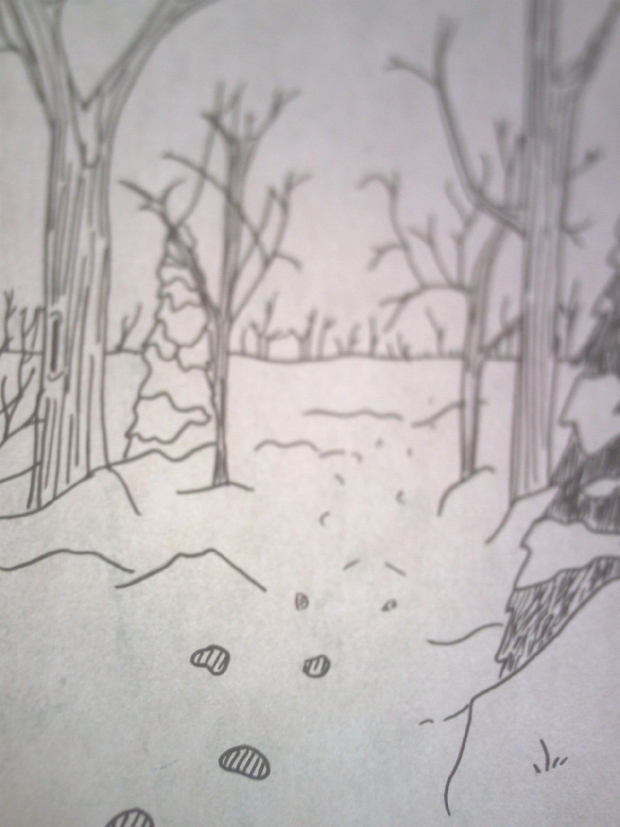 Snow Line Art