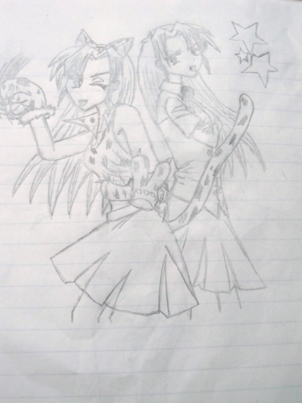 Neko and Human girls