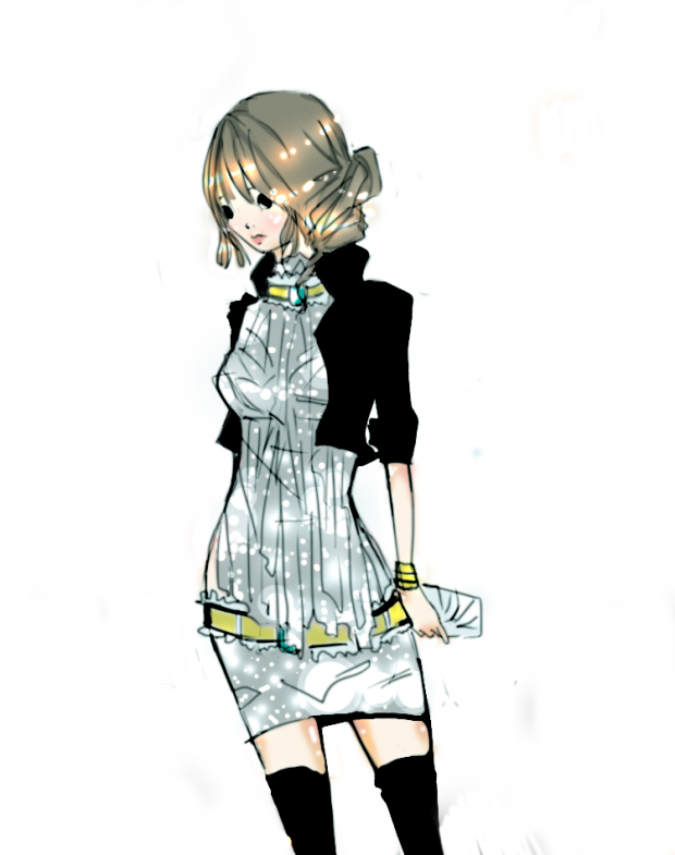 Silver dress