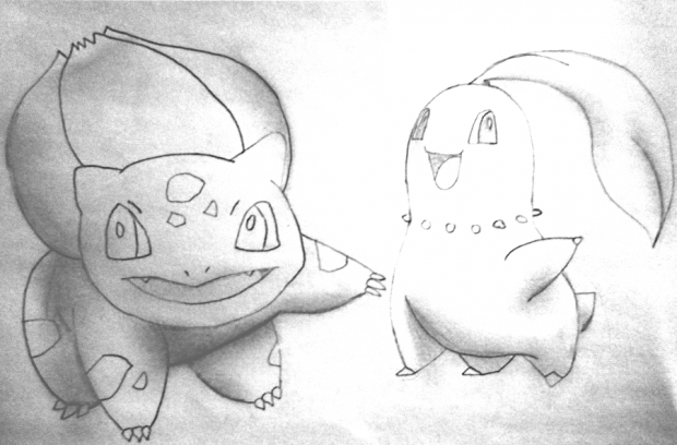 Bulbasaur and Chikorita
