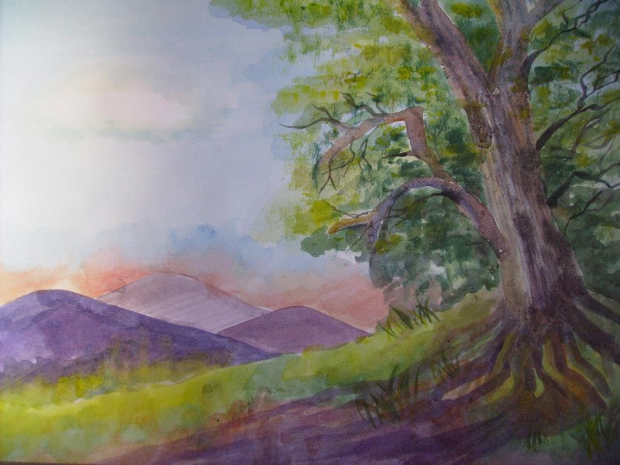 woodlands painting